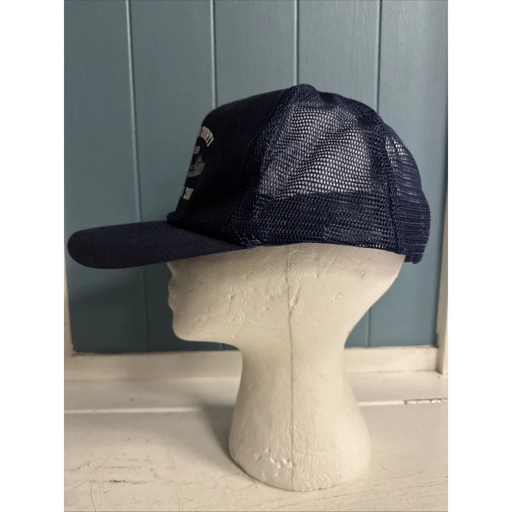 USS Tom Green County LST 1159 San Angelo 2001 Ship HAT  Navy Blue Vintage Mohr's